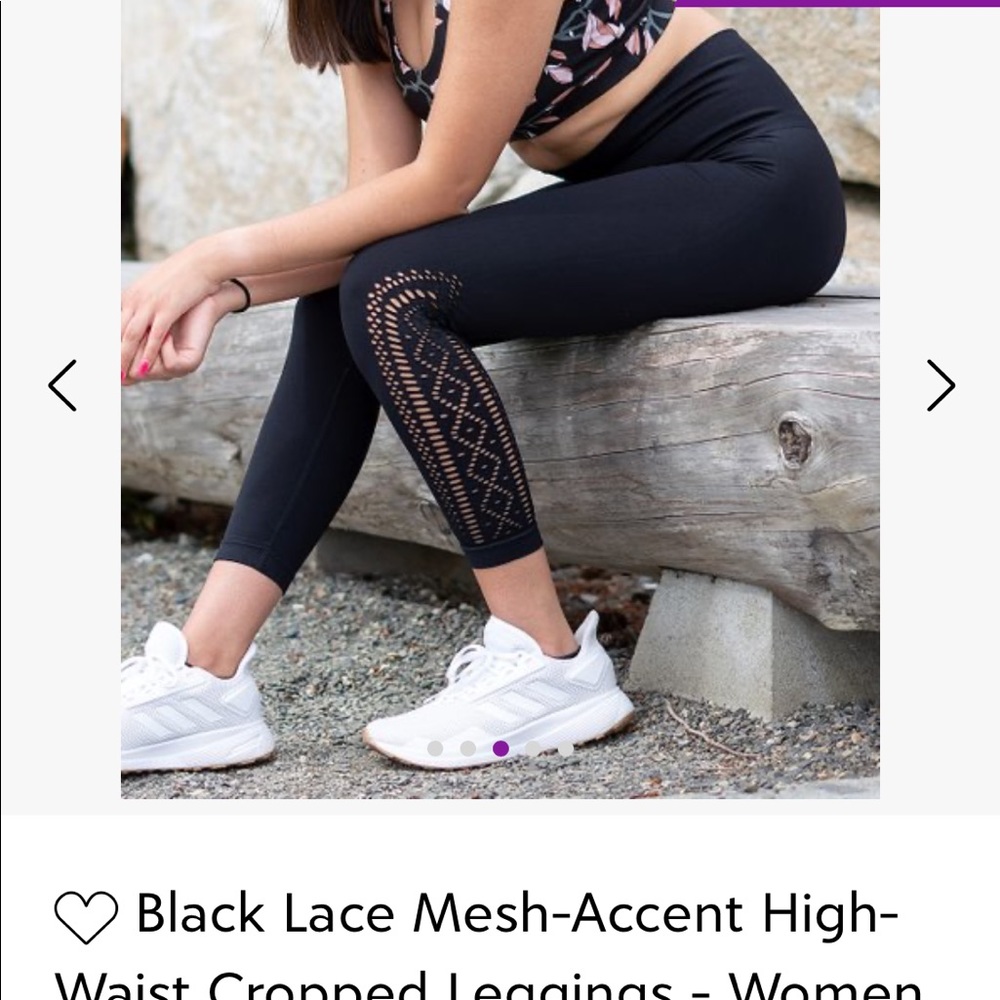 TEMA Athletics lace mash high waisted leggings size 2X/3X